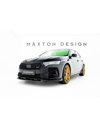 SPLITTER ANTERIORE V.2 Skoda Octavia RS Liftback / Combi Mk4 Facelift (Cod. M-SK-OC-4F-RS-FD2G)