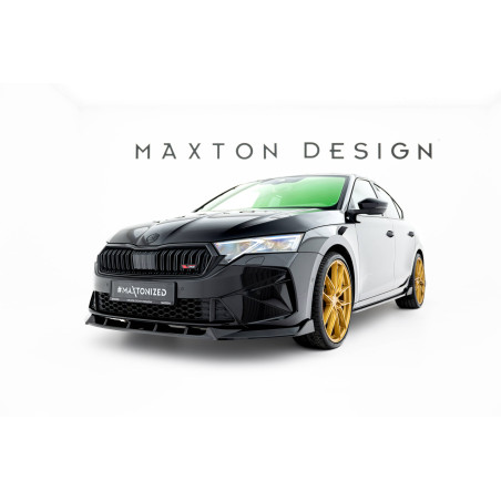 SPLITTER ANTERIORE V.2 Skoda Octavia RS Liftback / Combi Mk4 Facelift (Cod. M-SK-OC-4F-RS-FD2G)