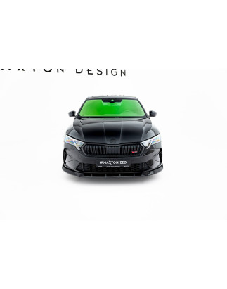 SPLITTER ANTERIORE V.2 Skoda Octavia RS Liftback / Combi Mk4 Facelift (Cod. M-SK-OC-4F-RS-FD2G)