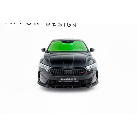 SPLITTER ANTERIORE V.2 Skoda Octavia RS Liftback / Combi Mk4 Facelift (Cod. M-SK-OC-4F-RS-FD2G)