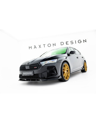 SPLITTER ANTERIORE V.2 Skoda Octavia RS Liftback / Combi Mk4 Facelift (Cod. M-SK-OC-4F-RS-FD2G)