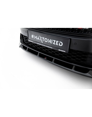 SPLITTER ANTERIORE V.2 Skoda Octavia RS Liftback / Combi Mk4 Facelift (Cod. M-SK-OC-4F-RS-FD2G)