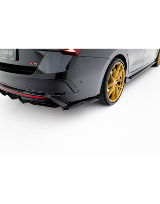 Splitters posteriori laterali V.7 Skoda Octavia RS Liftback / Combi Mk4 Facelift (Cod. M-SK-OC-4F-RS