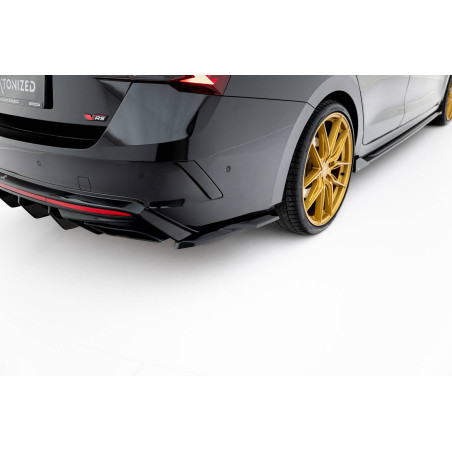 Splitters posteriori laterali V.7 Skoda Octavia RS Liftback / Combi Mk4 Facelift (Cod. M-SK-OC-4F-RS