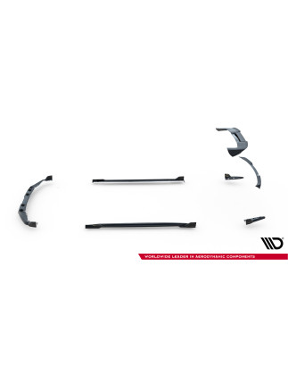 Splitters set in carbonio BMW X5 M F95 Facelift (Cod. M-CF-BM-X5M-F95F-SET)