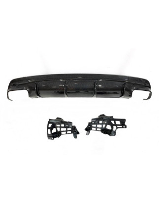 Diffusore Posteriore Mercedes CLA W117 16-18 4P/SW Look A45 Carbonio (Cod. E-TCM4545)