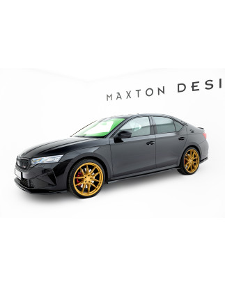 Splitters Set Skoda Octavia RS Liftback Mk4 Facelift (Cod. M-SK-OC-4F-RS-SET)