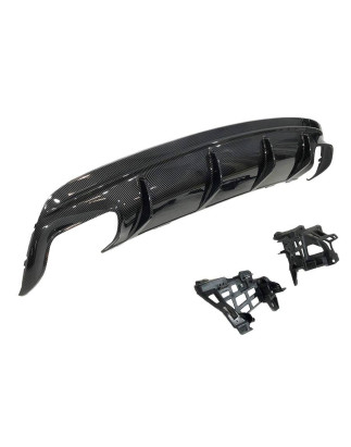 Diffusore Posteriore Mercedes CLA W117 16-18 4P/SW Look A45 Carbonio (Cod. E-TCM4545)