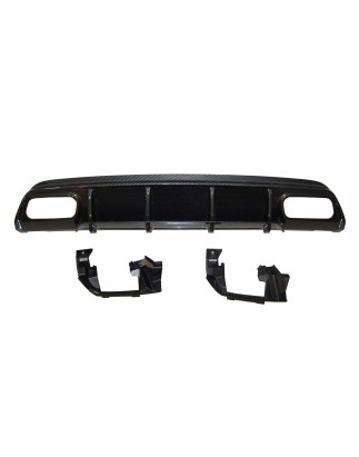 Diffusore Posteriore Mercedes W176 2012-2018 Look AMG A45 Carbonio (Cod. E-TCM4516)
