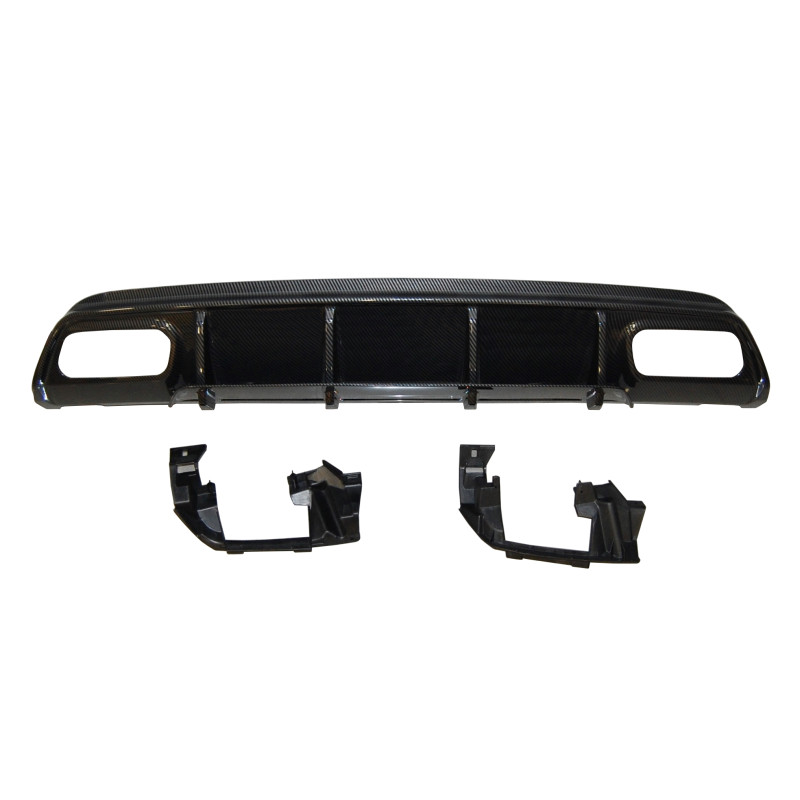 Diffusore Posteriore Mercedes W176 2012-2018 Look AMG A45 Carbonio (Cod. E-TCM4516)