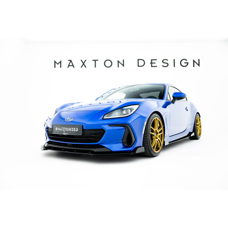 SPLITTER ANTERIORE street pro + Flaps Subaru BRZ Mk2 (Cod. M-SUBRZ2CNC-FD1B+FSF1G)