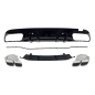 Diffusore Posteriore Mercedes W205 2019 4P / SW Look C63 ABS (Cod. E-TCM2059)