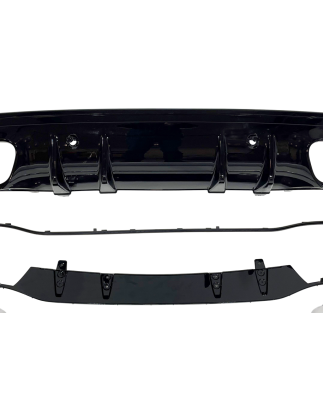 Diffusore Posteriore Mercedes W205 2019 4P / SW Look C63 ABS (Cod. E-TCM2059)
