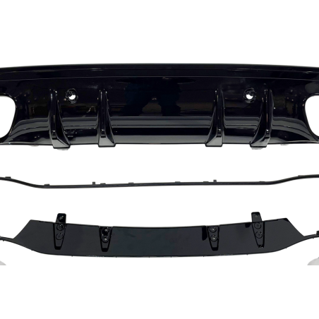 Diffusore Posteriore Mercedes W205 2019 4P / SW Look C63 ABS (Cod. E-TCM2059)
