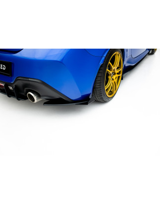 Splitters posteriori laterali Street Pro V.1 + Flaps Subaru BRZ Mk2 (Cod. M-TOGR861CNC-RSD1BRB+RSF1G