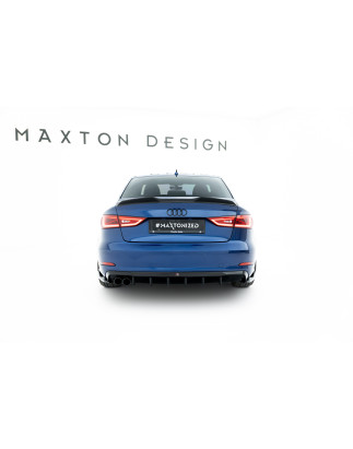 Sottoparaurti posteriore Audi A3 berlina 8V  (Version with dual scarico tips on one side) (Cod. M-AU