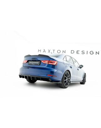 Sottoparaurti posteriore Audi A3 berlina 8V (Version with single scarico tips on one side) (Cod. M-A