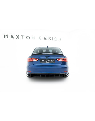 Sottoparaurti posteriore Audi A3 berlina 8V (Version with single scarico tips on both sides) (Cod. M