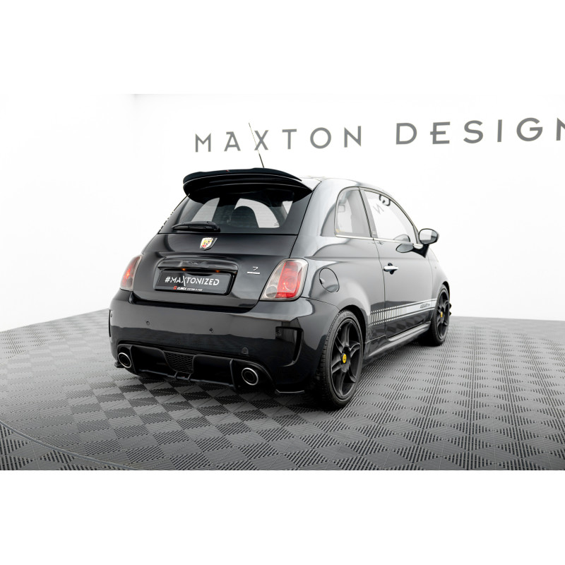 DIFFUSORE POSTERIORE street pro Abarth 500 Mk1 (Cod. M-FI500ABARTHCNC-RS1B+BRBI)