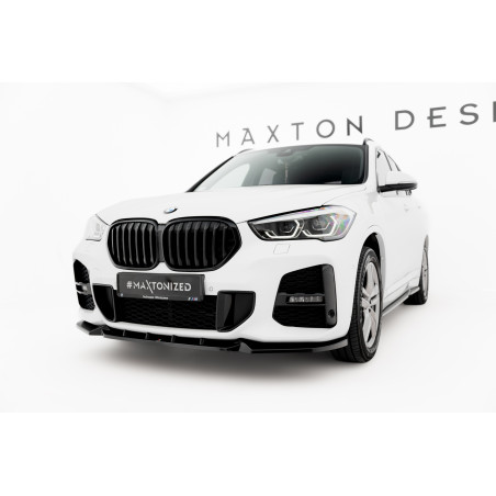 SPLITTER ANTERIORE BMW X1 M-Pack F48 Facelift (Cod. M-BM-X1-48F-MPACK-FD1G)