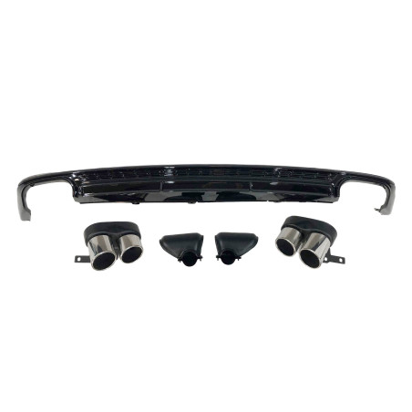 Diffusore Posteriore Audi A6 / A6 Avant C8 Look S6 (Cod. E-TCA0226)