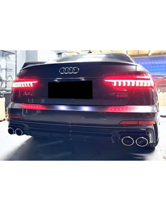 Diffusore Posteriore Audi A6 / A6 Avant C8 Look S6 (Cod. E-TCA0226)
