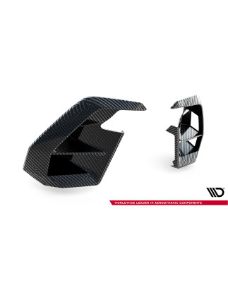  Carbon paraurti anteriore Side Vents BMW X7 M-Pack G07 Facelift (Cod. M-CF-BM-X7-07F-MPACK-G1-245-P