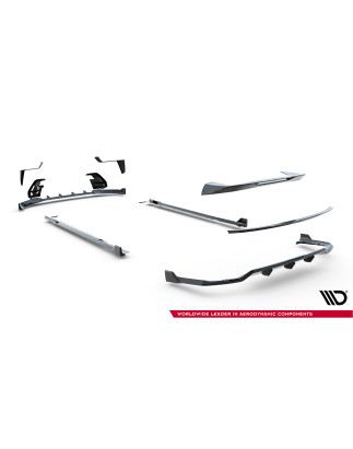 Splitters Set in carbonio V.2 BMW X7 M-Pack G07 Facelift (Cod. M-CF-BM-X7-07F-MPACK-SET2)