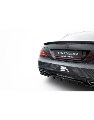 Splitter posteriore (con barre verticali) Mercedes-Benz SL 63 AMG R231 (Cod. M-ME-SL-R231-63-RD1G+RD