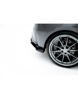 Splitters posteriori laterali Street Pro V.1 + Flaps BMW M135i F70 (Cod. M-BM170MCNC-RSD1B+RSF1G)