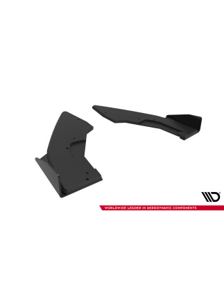 Splitters posteriori laterali Street Pro V.1 + Flaps BMW M135i F70 (Cod. M-BM170MCNC-RSD1B+RSF1G)