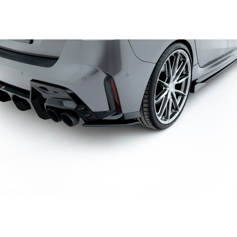 Splitters posteriori laterali Street Pro V.2 BMW M135i F70 (Cod. M-BM170MCNC-RSD2BRB)