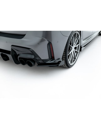 Splitters posteriori laterali Street Pro V.2 + Flaps BMW M135i F70 (Cod. M-BM170MCNC-RSD2B+RSF2G)