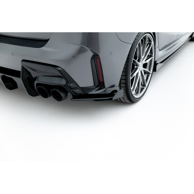 Splitters posteriori laterali Street Pro V.2 + Flaps BMW M135i F70 (Cod. M-BM170MCNC-RSD2B+RSF2G)