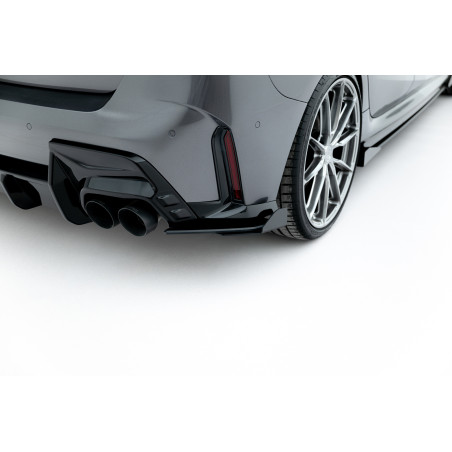Splitters posteriori laterali Street Pro V.2 + Flaps BMW M135i F70 (Cod. M-BM170MCNC-RSD2B+RSF2G)