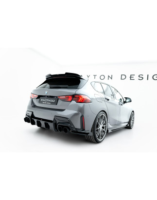 Splitters posteriori laterali Street Pro V.2 + Flaps BMW M135i F70 (Cod. M-BM170MCNC-RSD2B+RSF2G)