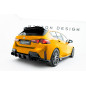 Splitters posteriori laterali Street Pro V.2 + Flaps BMW M135i F70 (Cod. M-BM170MCNC-RSD2BRB+RSF2G)