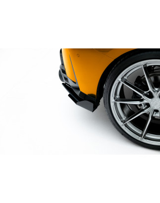 Splitters posteriori laterali Street Pro V.2 + Flaps BMW M135i F70 (Cod. M-BM170MCNC-RSD2BRB+RSF2G)