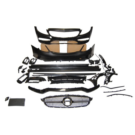 Kit Estetico Mercedes W205 4P 2014-2021 Look C63 2019 Diamond (Cod. E-TCM0222022302240225)