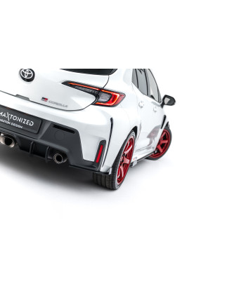 Splitters posteriori laterali Street Pro + Flaps Toyota GR Corolla Mk12 (Cod. M-TOCO12GR4CNC-RSD1BRB