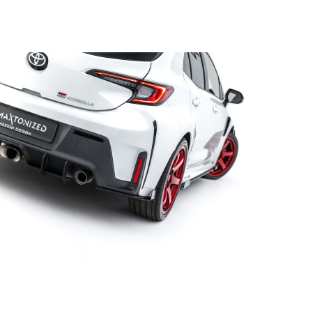 Splitters posteriori laterali Street Pro + Flaps Toyota GR Corolla Mk12 (Cod. M-TOCO12GR4CNC-RSD1BRB