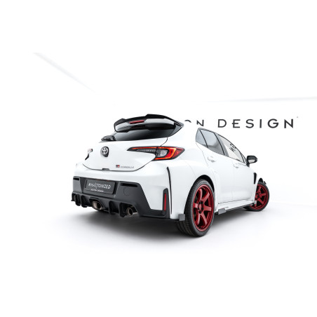Splitters posteriori laterali Street Pro + Flaps Toyota GR Corolla Mk12 (Cod. M-TOCO12GR4CNC-RSD1BRB