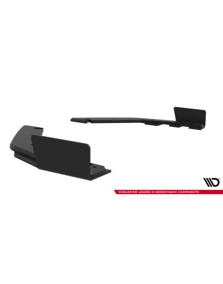 Splitters posteriori laterali Street Pro + Flaps Toyota GR Corolla Mk12 (Cod. M-TOCO12GR4CNC-RSD1BRB