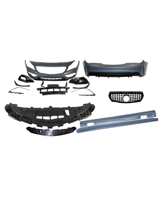 Kit Estetico Mercedes W117 13-16 4P / SW LCI Look AMG A45 Griglia (Cod. E-TCM019701980208ESM00001411