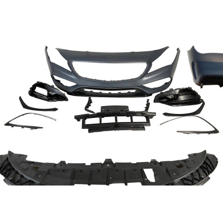 Kit Estetico Mercedes W117 13-16 4P / SW LCI Look AMG A45 Griglia (Cod. E-TCM019701980208ESM00001411