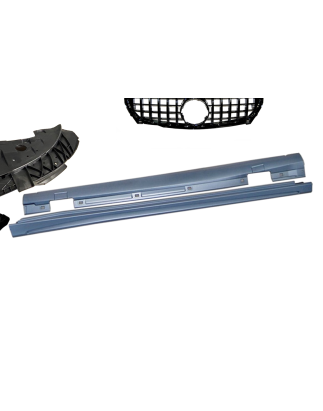 Kit Estetico Mercedes W117 13-16 4P / SW LCI Look AMG A45 Griglia (Cod. E-TCM019701980208ESM00001411