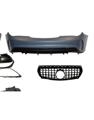 Kit Estetico Mercedes W117 13-16 4P / SW LCI Look AMG A45 Griglia (Cod. E-TCM019701980208ESM00001411