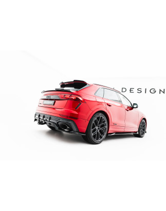 Splitter posteriore (con barre verticali) Audi RSQ8 Mk1 Facelift (Cod. M-AU-RSQ8-1F-RD1G+RD2G)