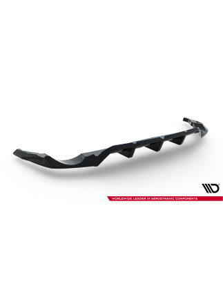 Splitter posteriore (con barre verticali) Audi RSQ8 Mk1 Facelift (Cod. M-AU-RSQ8-1F-RD1G+RD2G)