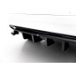 Splitter posteriore (con barre verticali) Volvo XC60 Mk1 Facelift (Cod. M-VO-XC60-1F-RD1G+RD2G)